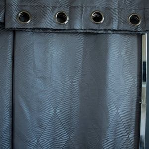 Blackout curtain Grey Diamond Pattern 50x108